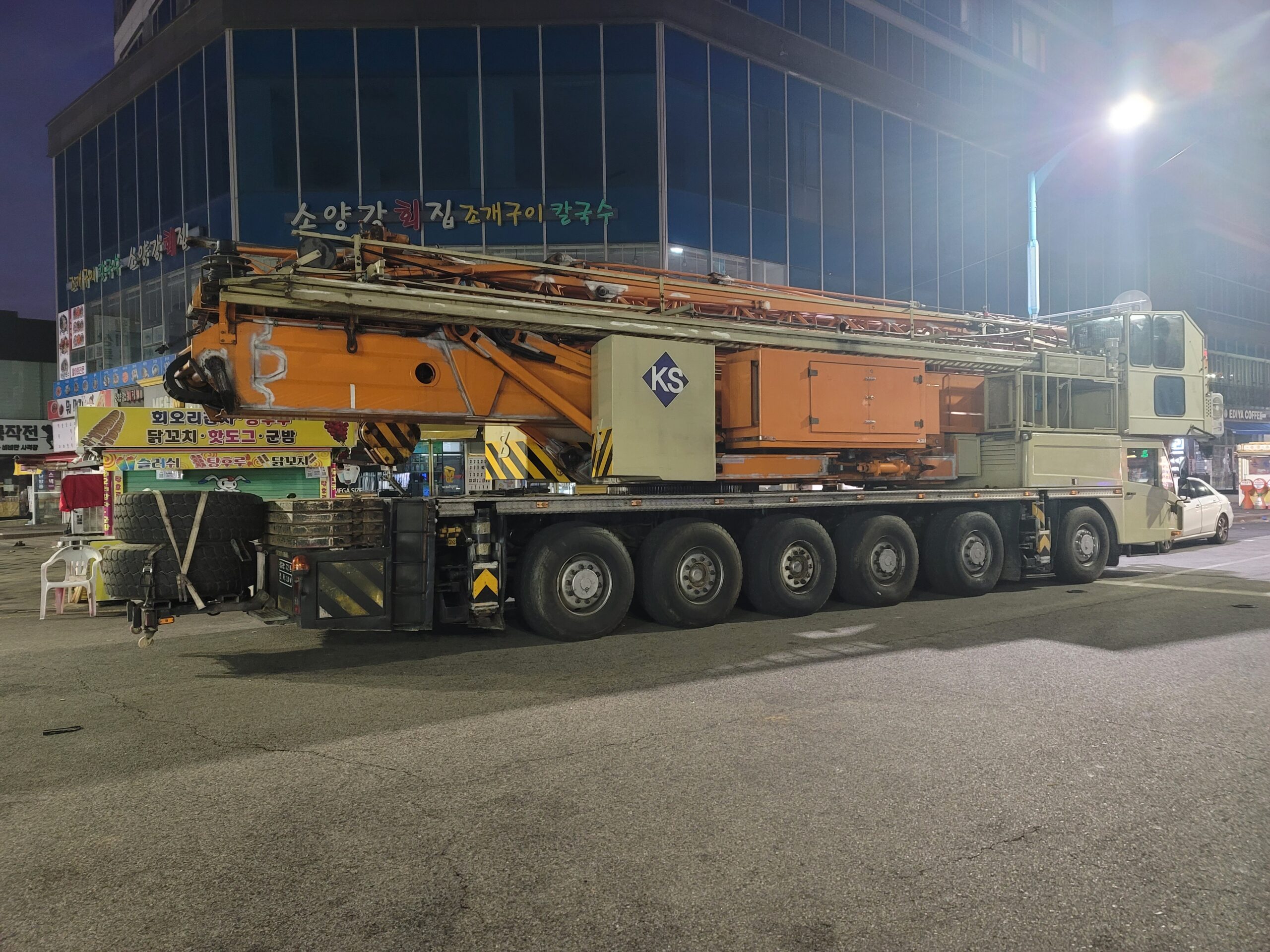 현장 작업사진 – 에이스이동타워-ACE MOBILE TOWER CRANE